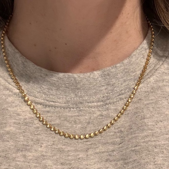 NWOT- Awe Inspired’s Stardust Chain necklace, gold vermeil - Picture 11 of 15